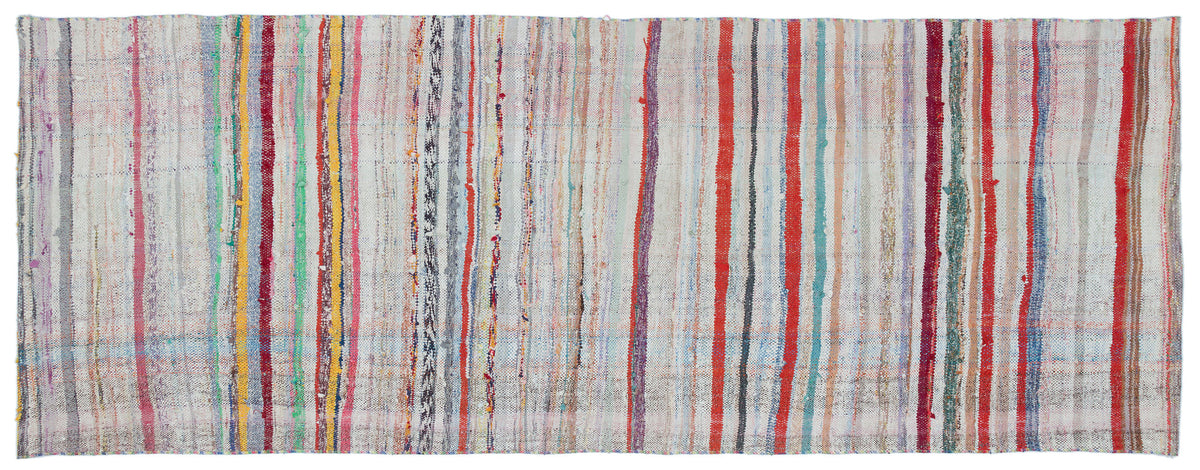 Chaput Over Dyed Kilim Rug 3'4'' x 8'10'' ft 102 x 270 cm