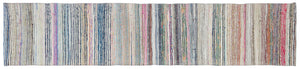 Chaput Over Dyed Kilim Rug 2'2'' x 9'12'' ft 65 x 304 cm