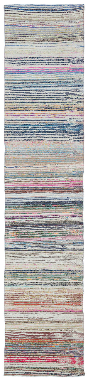Chaput Over Dyed Kilim Rug 2'2'' x 9'12'' ft 65 x 304 cm