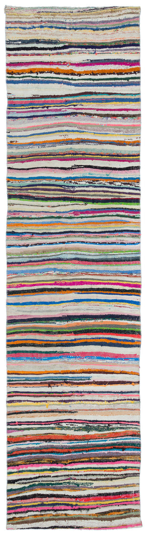 Chaput Over Dyed Kilim Rug 2'8'' x 10'5'' ft 82 x 318 cm