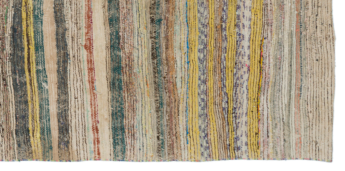 Chaput Over Dyed Kilim Rug 4&#39;4&#39;&#39; x 8&#39;11&#39;&#39; ft 133 x 271 cm