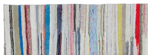 Chaput Over Dyed Kilim Rug 3'12'' x 11'2'' ft 121 x 340 cm