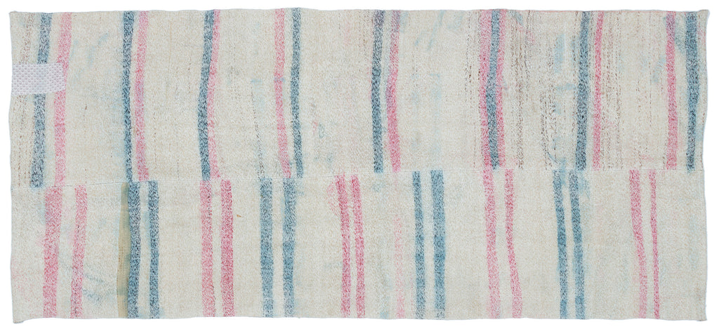 Chaput Over Dyed Kilim Rug 3'8'' x 8'5'' ft 111 x 257 cm