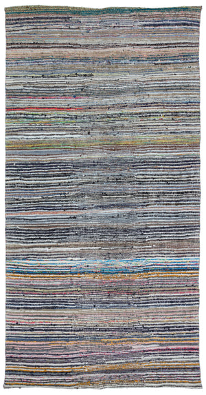 Chaput Over Dyed Kilim Rug 5'5'' x 10'2'' ft 164 x 310 cm