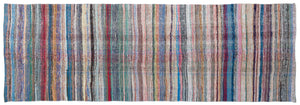 Chaput Over Dyed Kilim Rug 4'1'' x 12'0'' ft 124 x 367 cm
