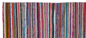 Chaput Over Dyed Kilim Rug 4'8'' x 11'2'' ft 142 x 341 cm
