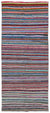 Chaput Over Dyed Kilim Rug 4'8'' x 11'2'' ft 142 x 341 cm