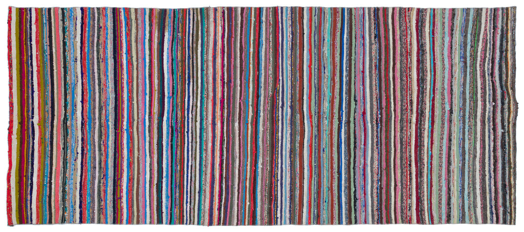 Chaput Over Dyed Kilim Rug 4'8'' x 11'2'' ft 142 x 341 cm