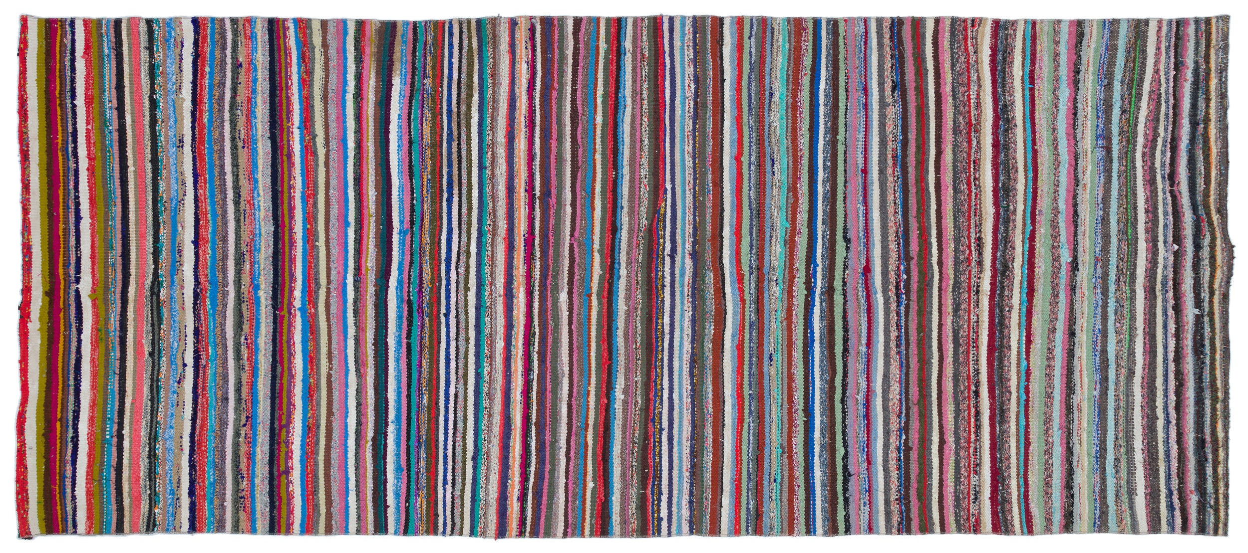 Chaput Over Dyed Kilim Rug 4'8'' x 11'2'' ft 142 x 341 cm