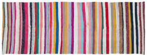 Chaput Over Dyed Kilim Rug 4'3'' x 11'5'' ft 130 x 348 cm
