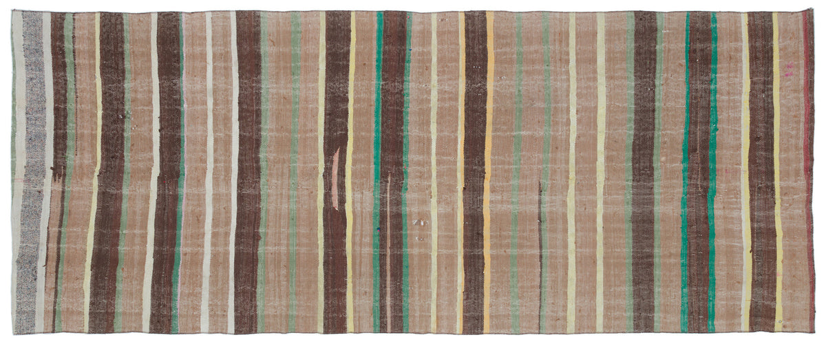 Chaput Over Dyed Kilim Rug 4&#39;9&#39;&#39; x 11&#39;7&#39;&#39; ft 144 x 353 cm