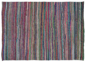 Chaput Over Dyed Kilim Rug 5'7'' x 7'8'' ft 170 x 233 cm