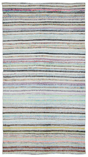 Chaput Over Dyed Kilim Rug 5'0'' x 9'3'' ft 153 x 282 cm