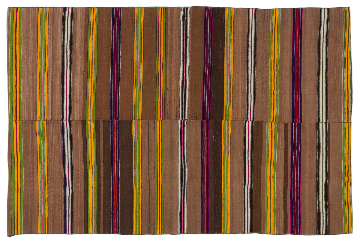 Chaput Over Dyed Kilim Rug 4&#39;8&#39;&#39; x 6&#39;11&#39;&#39; ft 141 x 211 cm