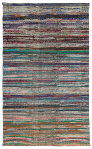 Chaput Over Dyed Kilim Rug 4'11'' x 8'1'' ft 151 x 247 cm