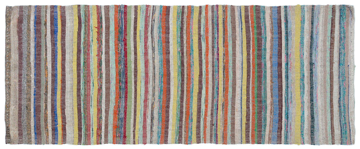 Chaput Over Dyed Kilim Rug 3&#39;3&#39;&#39; x 7&#39;9&#39;&#39; ft 100 x 237 cm