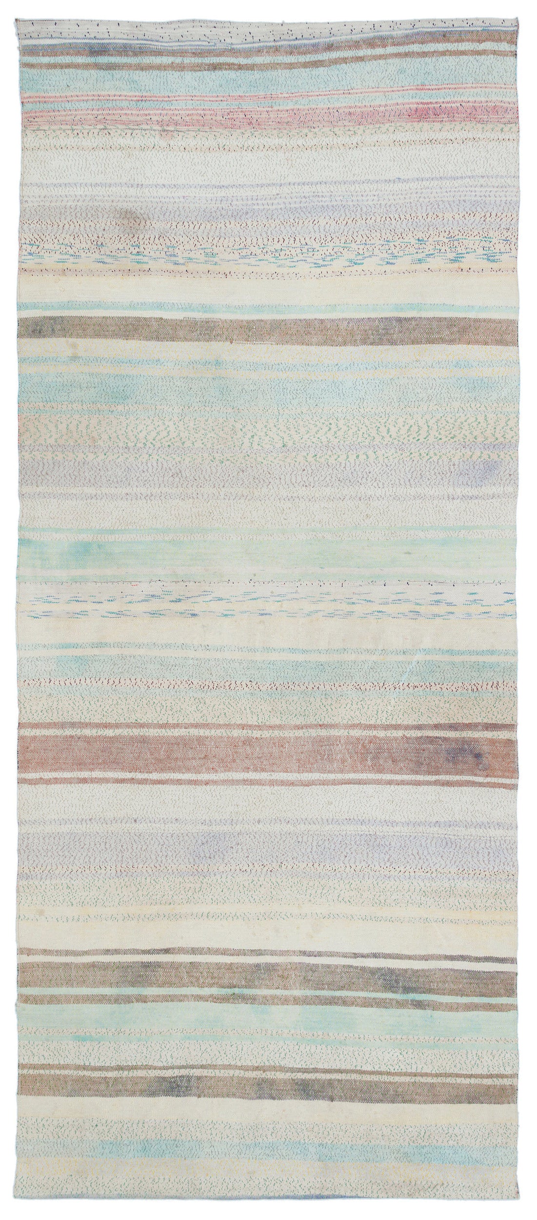 Chaput Over Dyed Kilim Rug 4'1'' x 9'10'' ft 125 x 300 cm