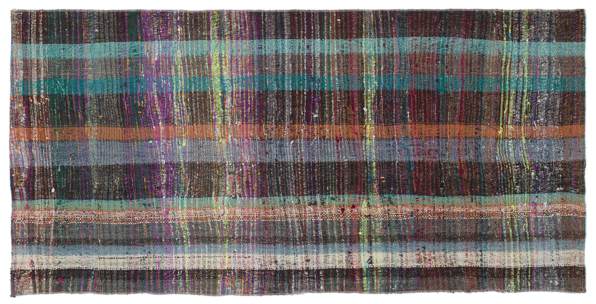 Chaput Over Dyed Kilim Rug 3&#39;3&#39;&#39; x 6&#39;9&#39;&#39; ft 100 x 207 cm