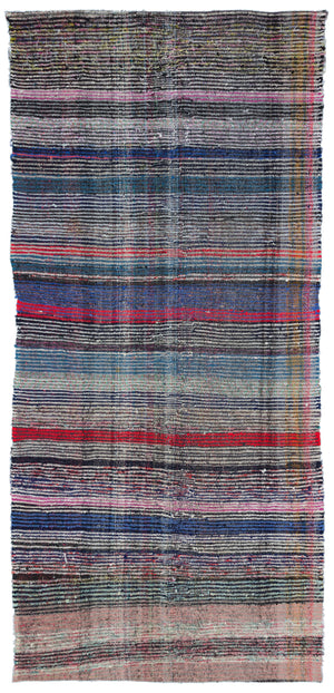 Chaput Over Dyed Kilim Rug 4'11'' x 10'3'' ft 149 x 313 cm