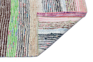 Chaput Over Dyed Kilim Rug 4'5'' x 11'2'' ft 134 x 340 cm