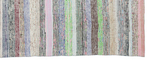 Chaput Over Dyed Kilim Rug 4'5'' x 11'2'' ft 134 x 340 cm