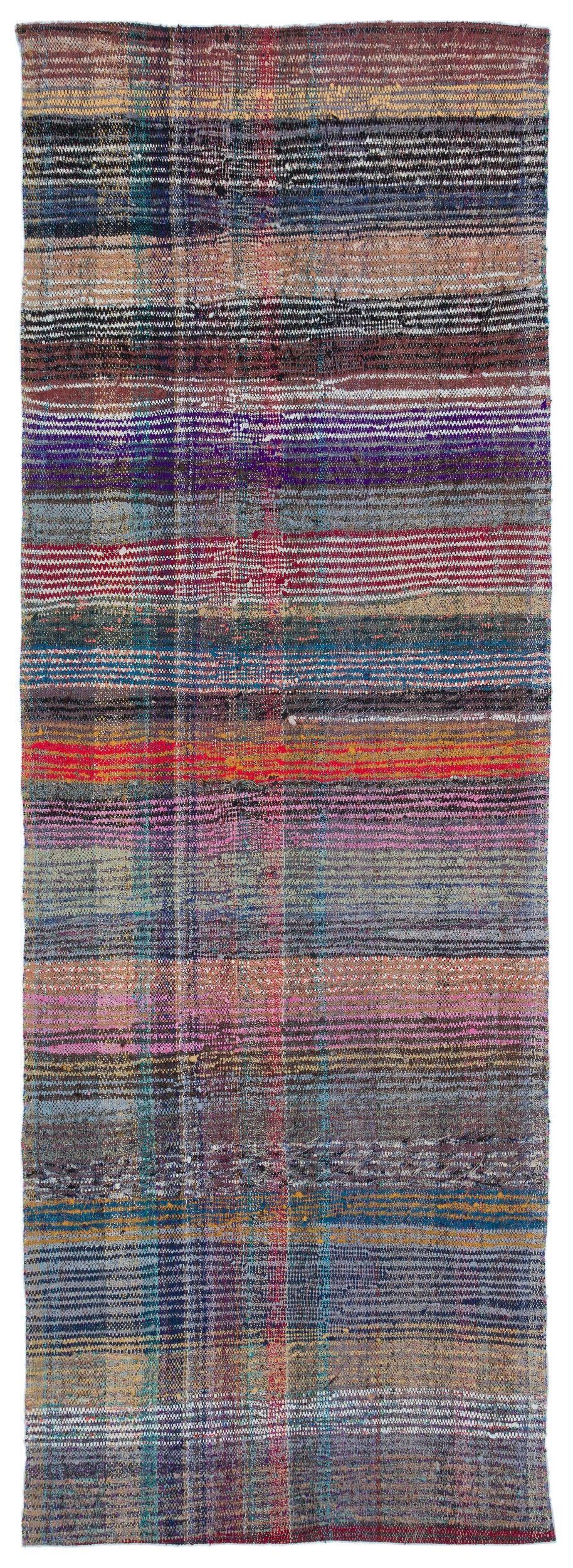 Chaput Over Dyed Kilim Rug 3&#39;5&#39;&#39; x 10&#39;2&#39;&#39; ft 105 x 310 cm