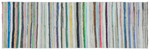 Chaput Over Dyed Kilim Rug 4'4'' x 12'12'' ft 131 x 396 cm
