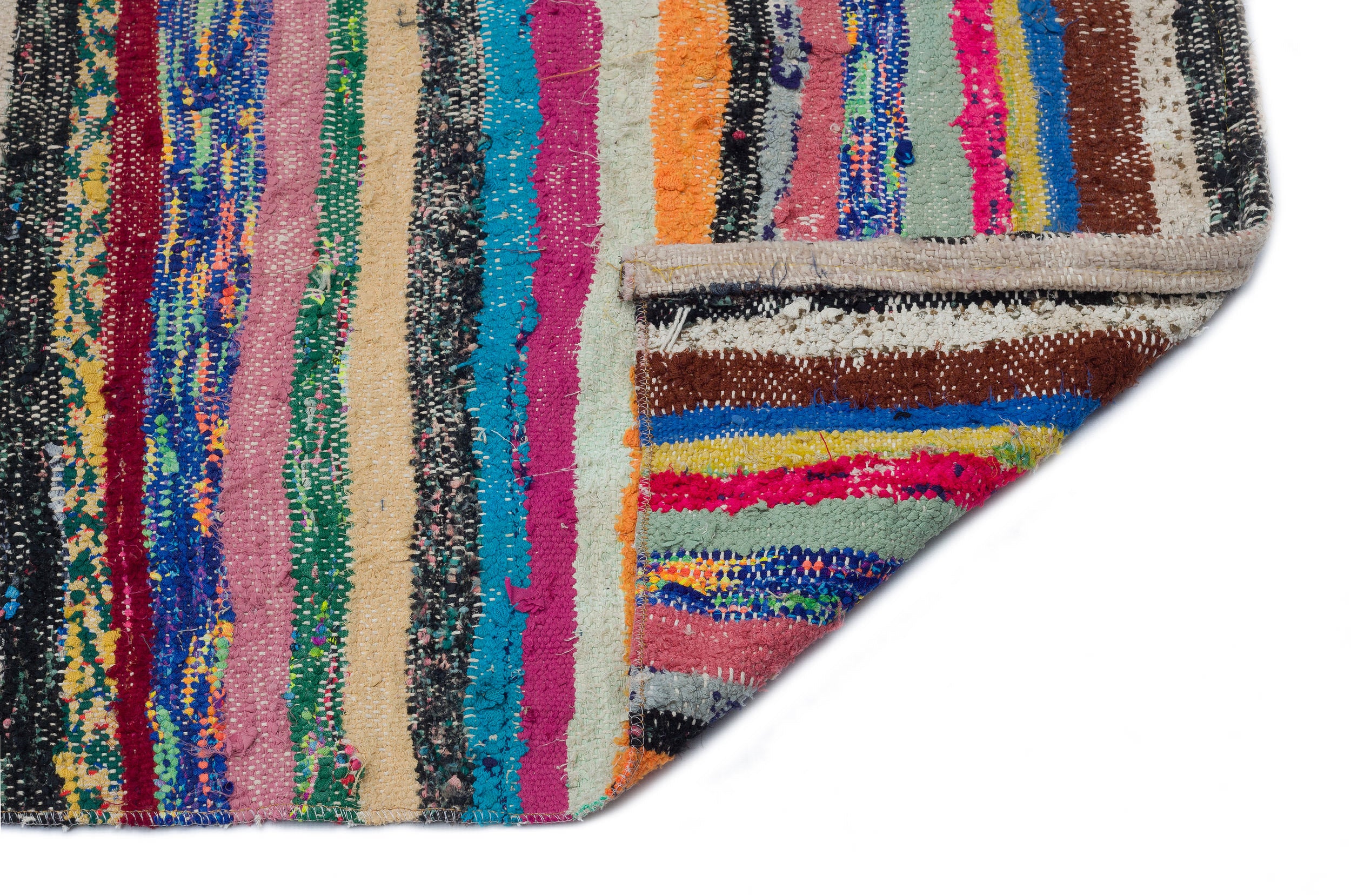 Chaput Over Dyed Kilim Rug 3'3'' x 13'7'' ft 98 x 414 cm