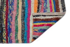 Chaput Over Dyed Kilim Rug 3'3'' x 13'7'' ft 98 x 414 cm