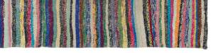 Chaput Over Dyed Kilim Rug 3'3'' x 13'7'' ft 98 x 414 cm