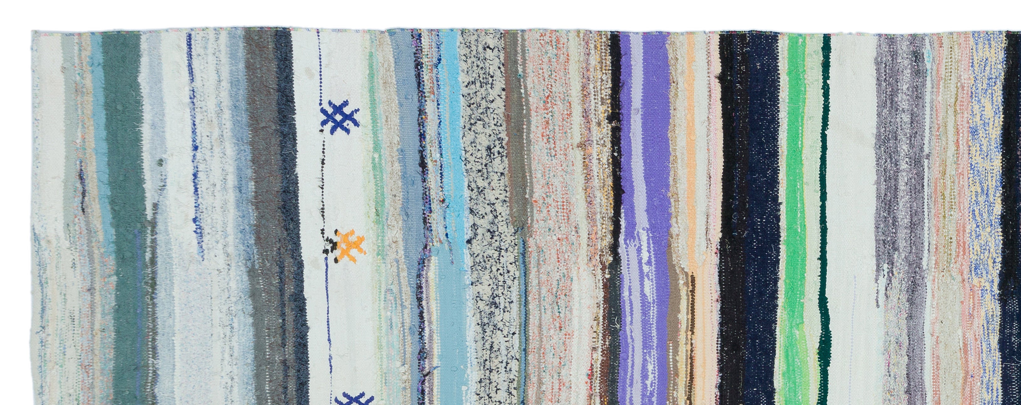 Chaput Over Dyed Kilim Rug 5'5'' x 14'3'' ft 164 x 435 cm