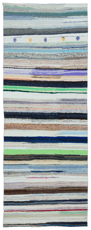 Chaput Over Dyed Kilim Rug 5'5'' x 14'3'' ft 164 x 435 cm