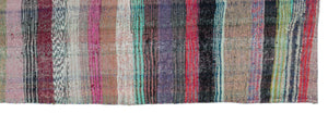 Chaput Over Dyed Kilim Rug 4'6'' x 13'5'' ft 137 x 410 cm