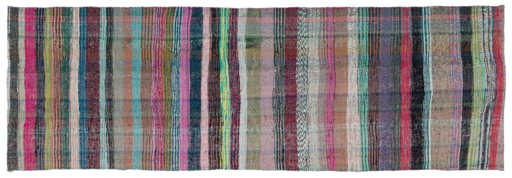 Chaput Over Dyed Kilim Rug 4'6'' x 13'5'' ft 137 x 410 cm