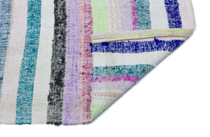 Chaput Over Dyed Kilim Rug 3'3'' x 9'11'' ft 98 x 303 cm