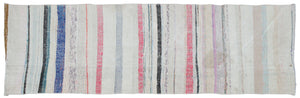 Chaput Over Dyed Kilim Rug 2'7'' x 8'7'' ft 80 x 261 cm