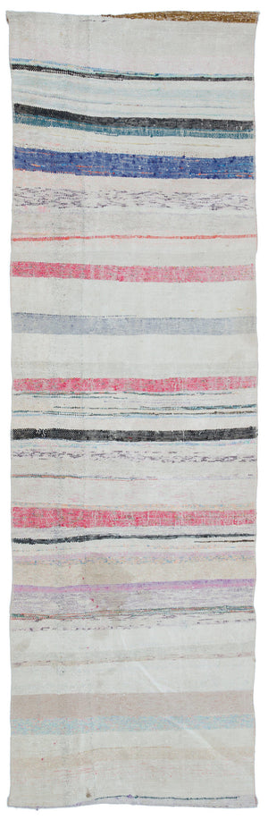 Chaput Over Dyed Kilim Rug 2'7'' x 8'7'' ft 80 x 261 cm