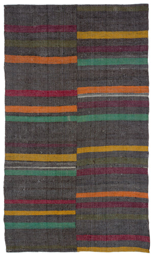 Chaput Over Dyed Kilim Rug 4'11'' x 8'3'' ft 150 x 252 cm