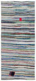 Chaput Over Dyed Kilim Rug 4'0'' x 9'1'' ft 122 x 276 cm