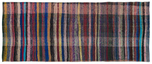 Chaput Over Dyed Kilim Rug 3'11'' x 9'6'' ft 120 x 290 cm
