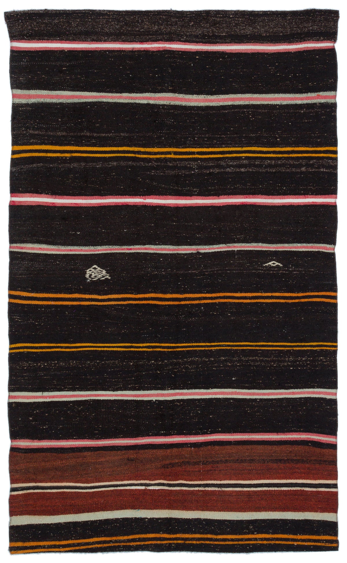 Chaput Over Dyed Kilim Rug 4&#39;5&#39;&#39; x 7&#39;4&#39;&#39; ft 135 x 224 cm