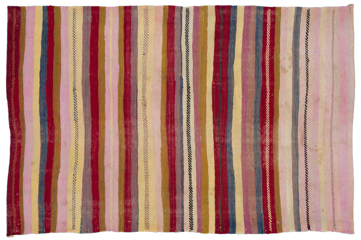 Chaput Over Dyed Kilim Rug 5&#39;7&#39;&#39; x 8&#39;8&#39;&#39; ft 170 x 265 cm