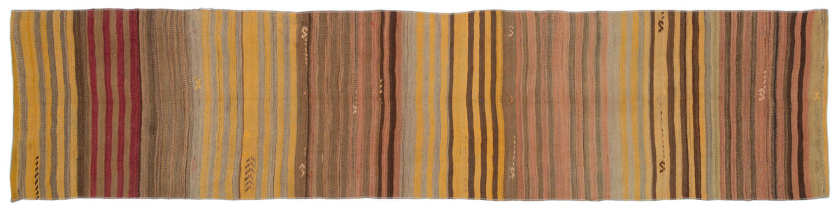 Chaput Over Dyed Kilim Rug 2&#39;6&#39;&#39; x 10&#39;1&#39;&#39; ft 75 x 307 cm