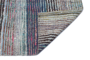 Chaput Over Dyed Kilim Rug 4'6'' x 9'4'' ft 136 x 284 cm