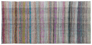 Chaput Over Dyed Kilim Rug 4'6'' x 9'4'' ft 136 x 284 cm