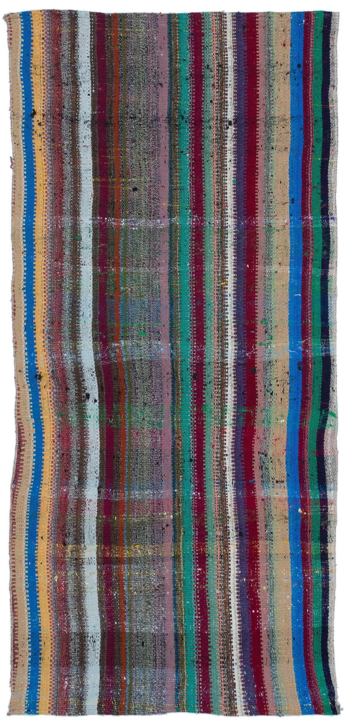 Chaput Over Dyed Kilim Rug 3&#39;5&#39;&#39; x 7&#39;3&#39;&#39; ft 105 x 222 cm
