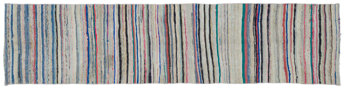 Chaput Over Dyed Kilim Rug 2&#39;6&#39;&#39; x 10&#39;2&#39;&#39; ft 75 x 310 cm