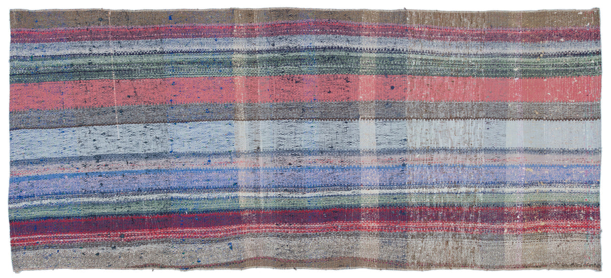 Chaput Over Dyed Kilim Rug 3&#39;4&#39;&#39; x 7&#39;9&#39;&#39; ft 102 x 235 cm