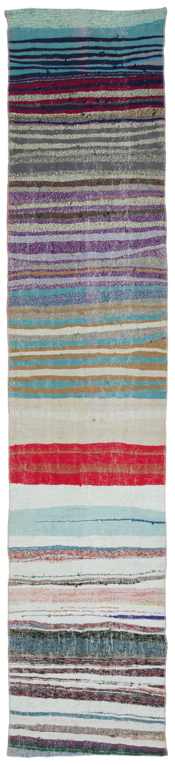 Chaput Over Dyed Kilim Rug 2&#39;7&#39;&#39; x 12&#39;10&#39;&#39; ft 80 x 390 cm