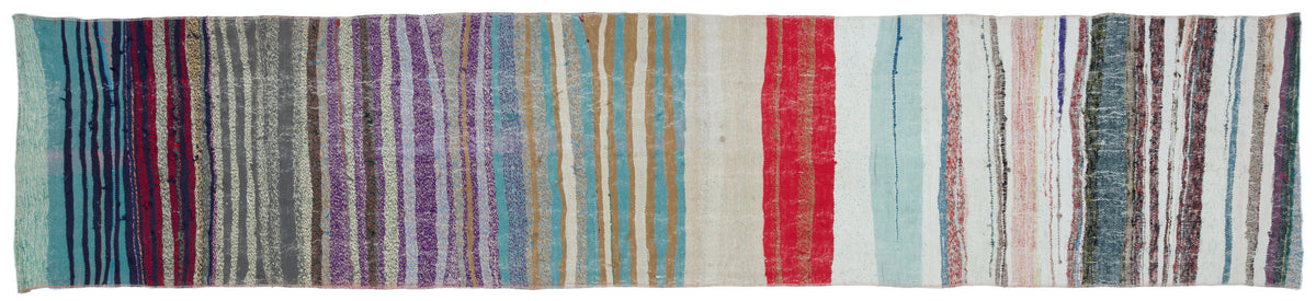 Chaput Over Dyed Kilim Rug 2&#39;7&#39;&#39; x 12&#39;10&#39;&#39; ft 80 x 390 cm